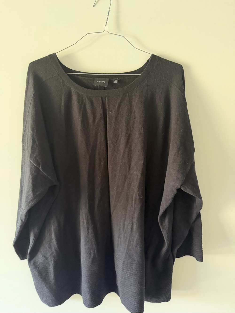 Cyrus Charcoal Relaxed Crewneck Pullover